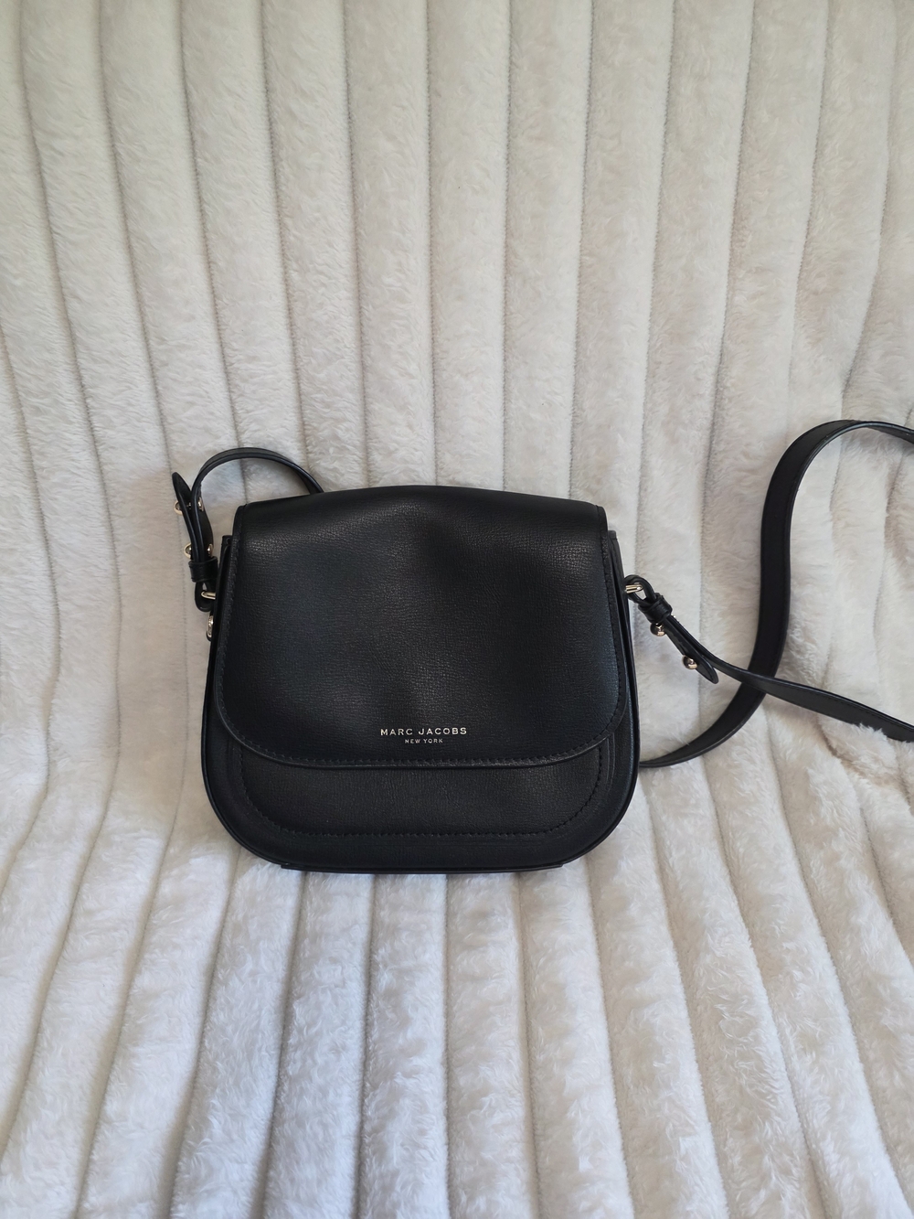 Marc Jacobs Black Leather Crossbody Bag